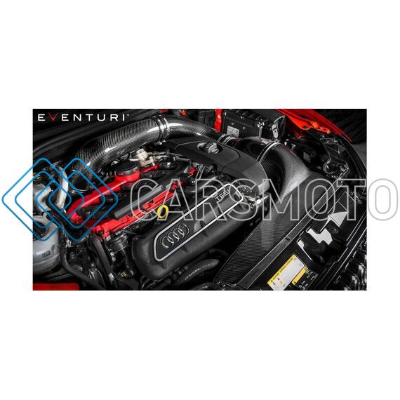 EVENTURI EVE-8VRS3-CF-LHD-INT ВПУСКНАЯ СИСТЕМА FULL BLACK CARBON ДЛЯ AUDI RS3 8V (GEN 1)