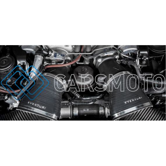 EVENTURI EVE-C8RS6-CF-INT ВПУСКНАЯ СИСТЕМА BLACK CARBON (ГЛЯНЦЕВАЯ) ДЛЯ AUDI C8 RS6 / RS7
