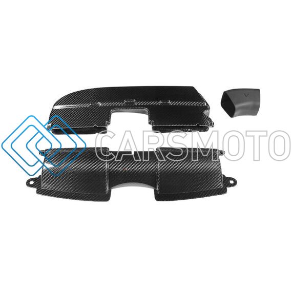 EVENTURI EVE-E9X-CF-DCT КОМПЛЕКТ ВОЗДУХОЗАБОРНИКОВ CARBON (ГЛЯНЦЕВЫЕ) ДЛЯ BMW E9X M3
