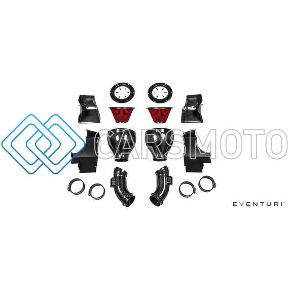 EVENTURI EVE-F1XM6-INT ВПУСКНАЯ СИСТЕМА FULL BLACK CARBON ДЛЯ BMW F1X M6