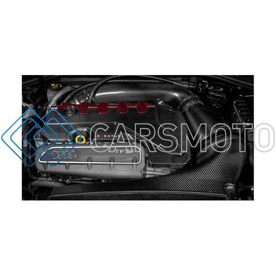 EVENTURI EVE-ST38V8S-CF-ENG КРЫШКА ДВИГАТЕЛЯ CARBON BLACK И RED ДЛЯ AUDI RS3 GEN 2 / TTRS 8S