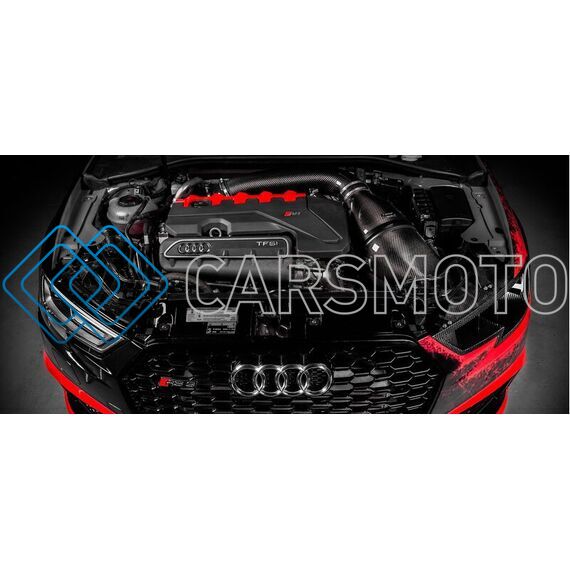 EVENTURI EVE-ST38V8S-CF-HDP ВОЗДУХОЗАБОРНИКИ В ФАРУ CARBON ДЛЯ AUDI RS3 ПОД ВПУСКНУЮ СИСТЕМУ STAGE 3