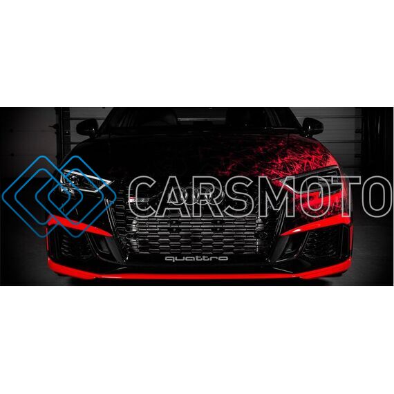 EVENTURI EVE-ST38V8S-CF-HDP ВОЗДУХОЗАБОРНИКИ В ФАРУ CARBON ДЛЯ AUDI RS3 ПОД ВПУСКНУЮ СИСТЕМУ STAGE 3