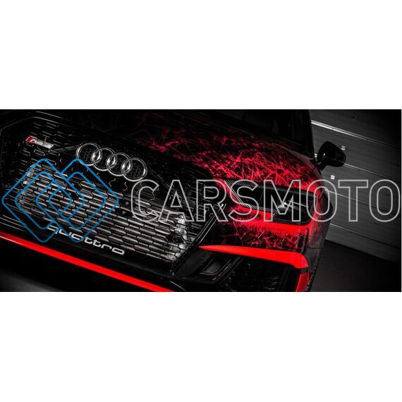 EVENTURI EVE-ST38V8S-CF-HDP ВОЗДУХОЗАБОРНИКИ В ФАРУ CARBON ДЛЯ AUDI RS3 ПОД ВПУСКНУЮ СИСТЕМУ STAGE 3