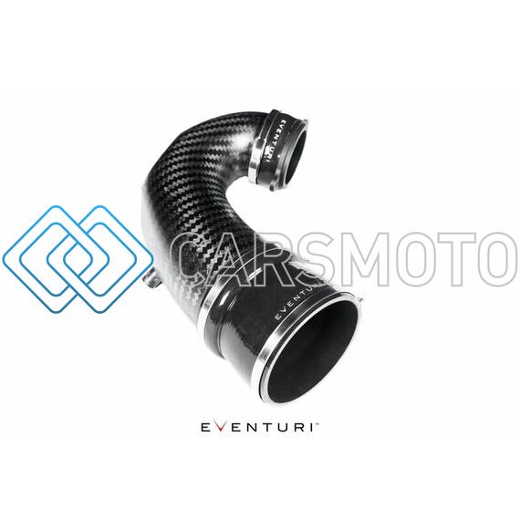 EVENTURI EVE-TRB8V8S-LHD-NIL ТУРБО-ИНЛЕТ ПАЙП CARBON БЕЗ ФЛАНЦА ДЛЯ AUDI RS3 / TTRS GEN 2 8V, 8Y (LHD)