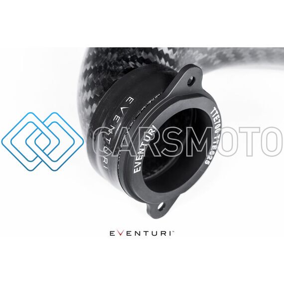 EVENTURI EVE-TRB8V8S-LHD-NIL ТУРБО-ИНЛЕТ ПАЙП CARBON БЕЗ ФЛАНЦА ДЛЯ AUDI RS3 / TTRS GEN 2 8V, 8Y (LHD)