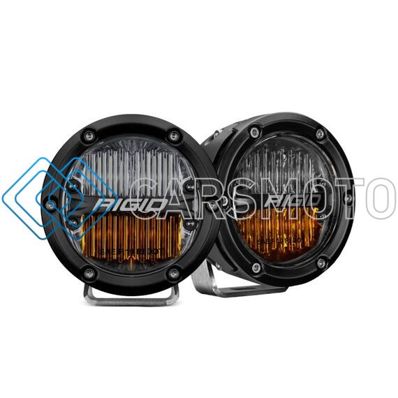 RIGID 36122 360-SERIES SAE FOG AMBER WHITE PAIR