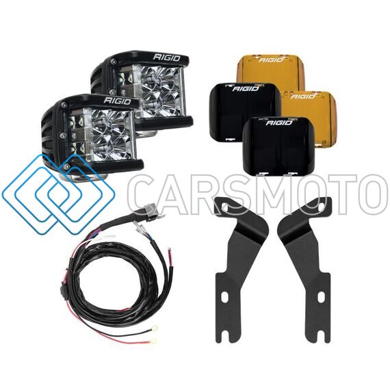 RIGID 46707 RIGID 2016-2020 TOYOTA TACOMA A-PILLAR LIGHT KIT  INCLUDES D-SS FLOOD