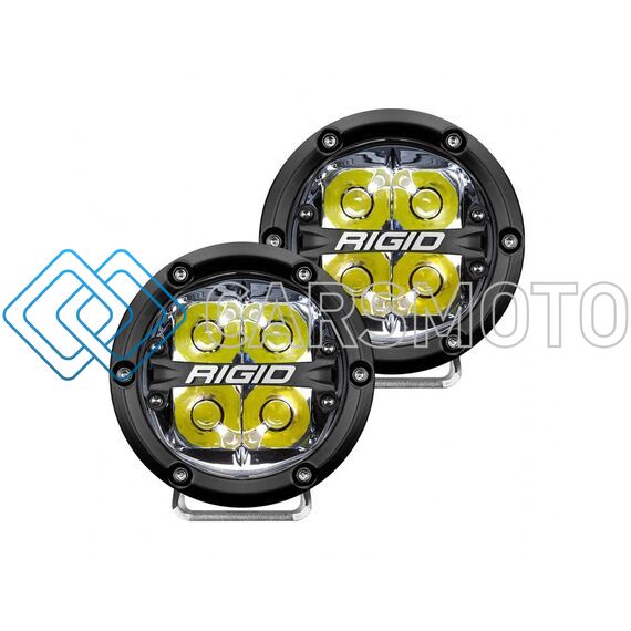 RIGID 36113 ФАРЫ 360 SERIES 4″ ДАЛЬНИЙ СВЕТ С БЕЛОЙ ПОДСВЕТКОЙ (ПАРА) DISCONTINUED