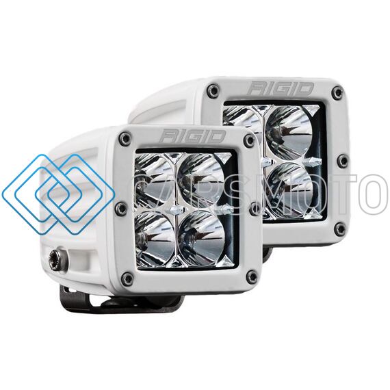 RIGID 602113 WHITE D-SERIES PRO FLOOD SURFACE MOUNT  PAIR