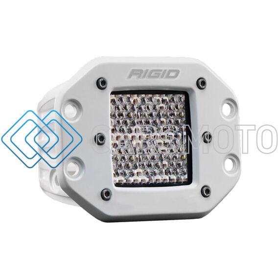 RIGID 611513 WHITE D-SERIES PRO DIFFUSED FLUSH MOUNT