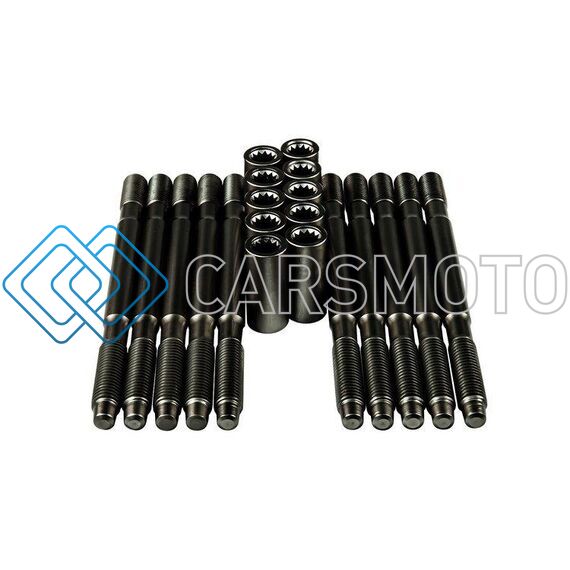 WAGNER TUNING P101031010.BR VAG 1.8T 20V M11 UPGRADE HEAD STUD SET - BURNISHED