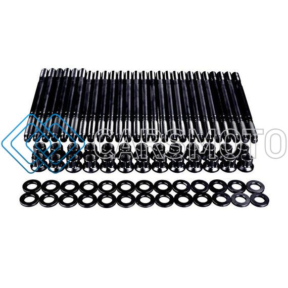WAGNER TUNING P105012610.BR DODGE CUMMINS 5.9L/6.7L OEM HEAD STUD SET - BURNISHED