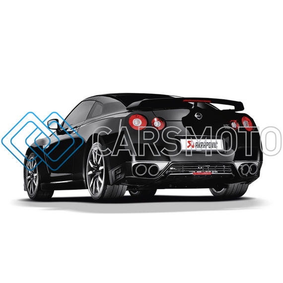 AKRAPOVIC M-NI/T/1H ВЫХЛОПНАЯ СИСТЕМА SLIP-ON LINE (TITANIUM) ДЛЯ NISSAN GT-R