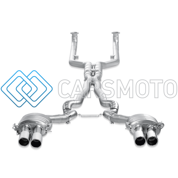 AKRAPOVIC ME-BM/T/5 ВЫХЛОПНАЯ СИСТЕМА EVOLUTION LINE CAT-BACK TITANIUM ДЛЯ BMW M6 (F12 / F13)
