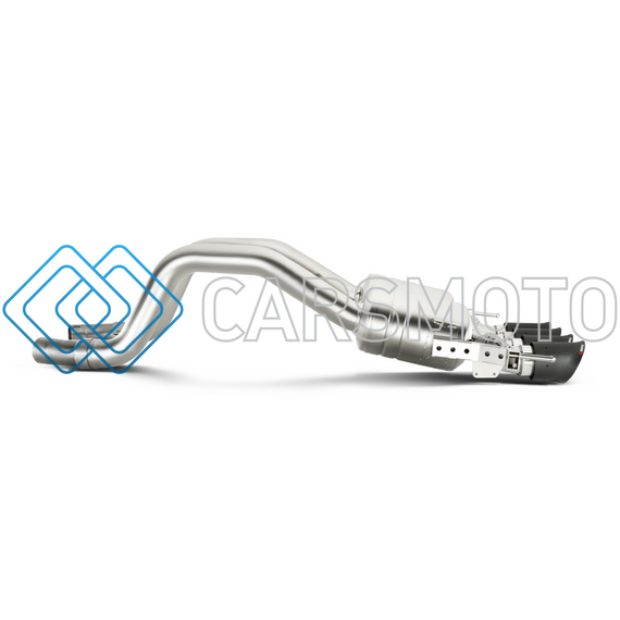 AKRAPOVIC MTP-CO/TI/2 ВЫХЛОПНАЯ СИСТЕМА SLIP-ON LINE (TITANIUM) С НАСАДКАМИ CARBON ДЛЯ CHEVROLET CORVETTE Z06 (C7)