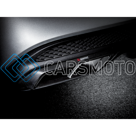 AKRAPOVIC MTP-ME/T/2H/1 ВЫХЛОПНАЯ СИСТЕМА EVOLUTION LINE CAT-BACK TITANIUM С НАСАДКАМИ CARBON ДЛЯ MERCEDES C63 AMG ESTATE (S205)