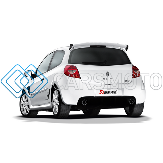 AKRAPOVIC MTP-RECL3RSH ВЫХЛОПНАЯ СИСТЕМА SLIP-ON LINE SS С НАСАДКАМИ CARBON ДЛЯ RENAULT CLIO III RS