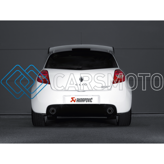 AKRAPOVIC MTP-RECL3RSH ВЫХЛОПНАЯ СИСТЕМА SLIP-ON LINE SS С НАСАДКАМИ CARBON ДЛЯ RENAULT CLIO III RS