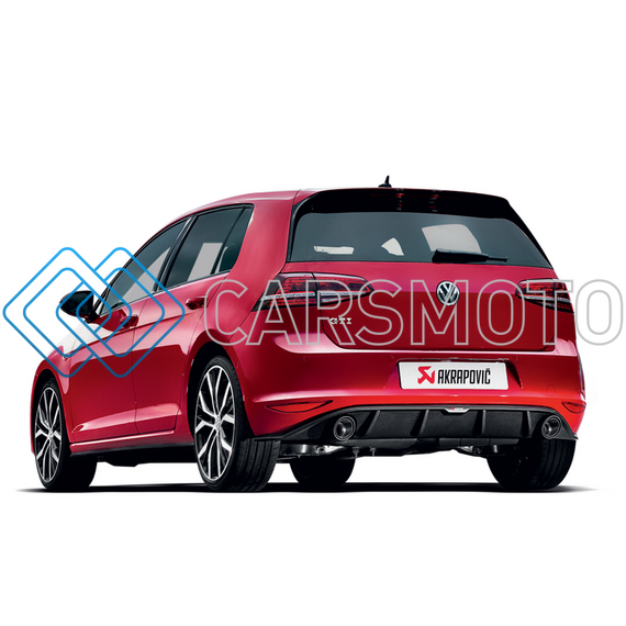 AKRAPOVIC MTP-VW/T/2 ВЫХЛОПНАЯ СИСТЕМА SLIP-ON RACE LINE TITANIUM С НАСАДКАМИ CARBON ДЛЯ VW GOLF GTI (VII)