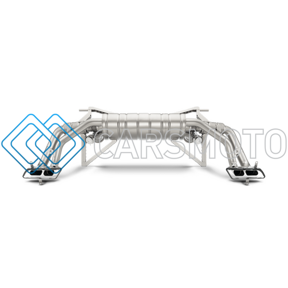 AKRAPOVIC S-AUR8SO3-T ВЫХЛОПНАЯ СИСТЕМА SLIP-ON LINE (TITANIUM) С НАСАДКАМИ CARBON / TITANIUM ДЛЯ AUDI R8 5.2 FSI