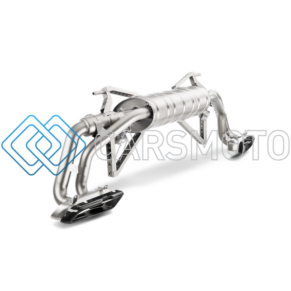 AKRAPOVIC S-AUR8SO3-T ВЫХЛОПНАЯ СИСТЕМА SLIP-ON LINE (TITANIUM) С НАСАДКАМИ CARBON / TITANIUM ДЛЯ AUDI R8 5.2 FSI