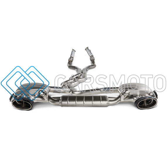 AKRAPOVIC S-AU/TI/15H ВЫХЛОПНАЯ СИСТЕМА EVOLUTION LINE CAT-BACK (TITANIUM) ДЛЯ AUDI RS6 AVANT (C8) (БЕЗ LINK PIPE SET)
