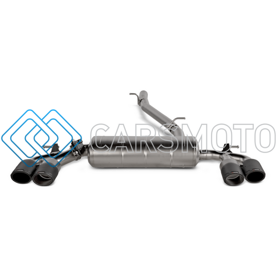 AKRAPOVIC S-AU/TI/18H ВЫХЛОПНАЯ СИСТЕМА EVOLUTION LINE CAT-BACK (TITANIUM) С НАСАДКАМИ CARBON ДЛЯ AUDI S3 SEDAN (8Y)