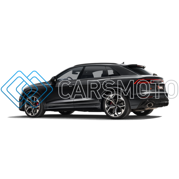 AKRAPOVIC S-AU/TI/20H ВЫХЛОПНАЯ СИСТЕМА EVOLUTION LINE CAT-BACK (TITANIUM) С НАСАДКАМИ CARBON / TITANIUM ДЛЯ AUDI RS Q8 (M4)