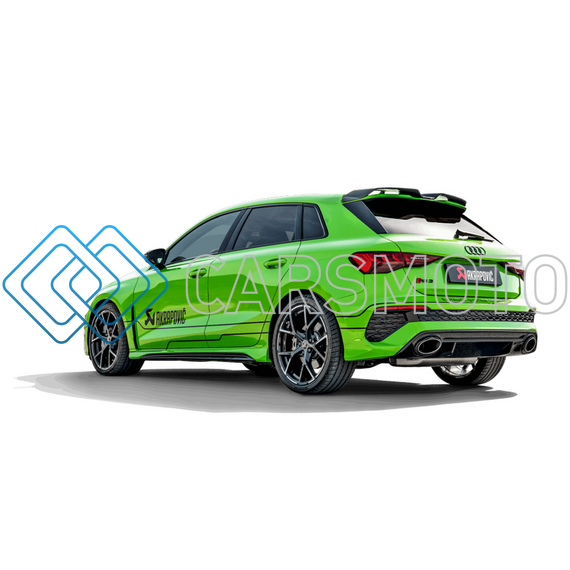 AKRAPOVIC S-AU/TI/23H ВЫХЛОПНАЯ СИСТЕМА EVOLUTION LINE CAT-BACK (TITANIUM) ДЛЯ AUDI RS3 SPORTBACK (8Y)