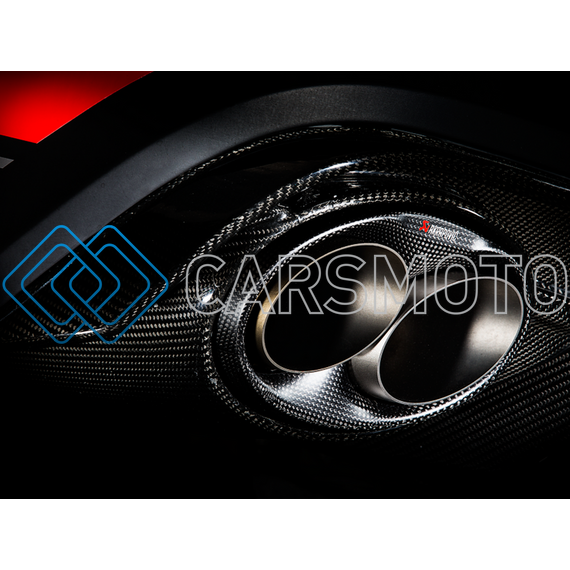 AKRAPOVIC S-AU/TI/3H ВЫХЛОПНАЯ СИСТЕМА EVOLUTION LINE (TITANIUM) С НАСАДКАМИ CARBON ДЛЯ AUDI RS6 (C7)
