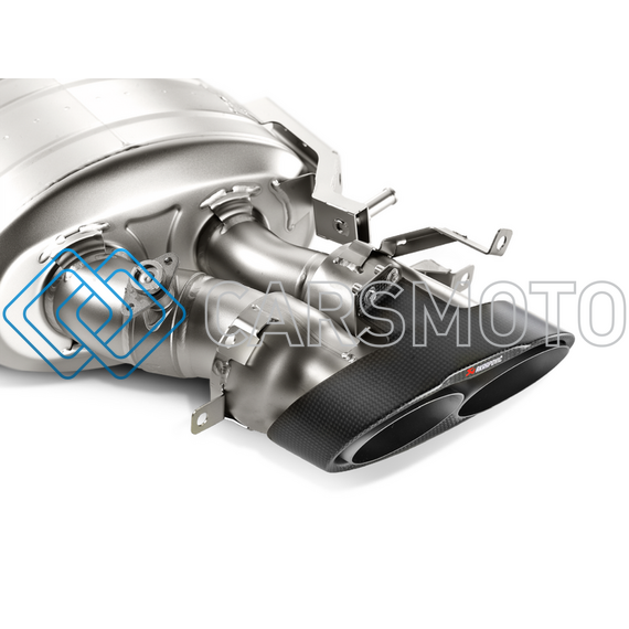 AKRAPOVIC S-AU/TI/4H ВЫХЛОПНАЯ СИСТЕМА EVOLUTION LINE (TITANIUM) С НАСАДКАМИ CARBON ДЛЯ AUDI RS7 (C7)