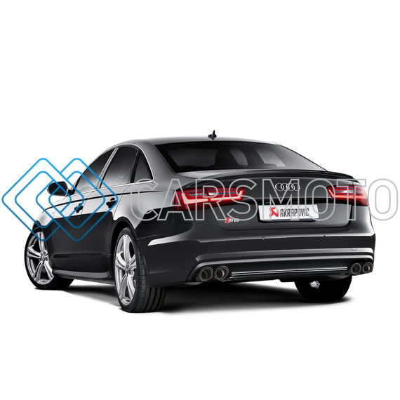 AKRAPOVIC S-AU/TI/6H ВЫХЛОПНАЯ СИСТЕМА EVOLUTION LINE (TITANIUM) С НАСАДКАМИ CARBON ДЛЯ AUDI S6 (C7)
