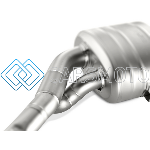AKRAPOVIC S-AU/TI/6H ВЫХЛОПНАЯ СИСТЕМА EVOLUTION LINE (TITANIUM) С НАСАДКАМИ CARBON ДЛЯ AUDI S6 (C7)
