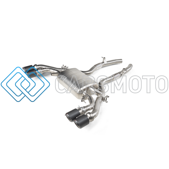 AKRAPOVIC S-BM/T/10H ВЫХЛОПНАЯ СИСТЕМА SLIP-ON (TITANIUM) С OPF ДЛЯ BMW X3 M / X4 M (F97 / F98) (БЕЗ НАСАДОК)