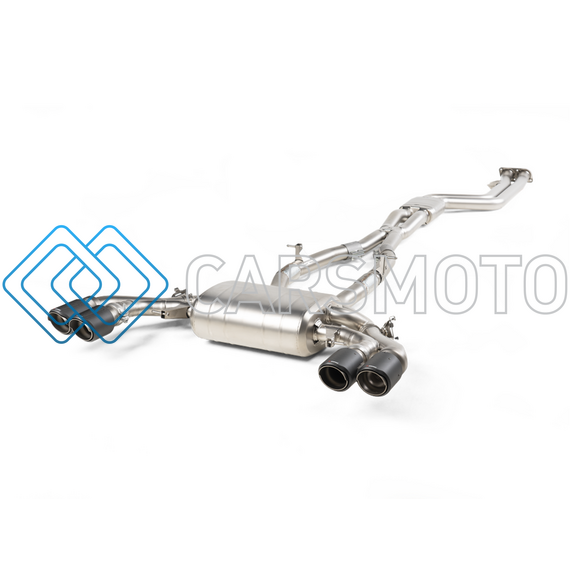 AKRAPOVIC S-BM/T/10H ВЫХЛОПНАЯ СИСТЕМА SLIP-ON (TITANIUM) С OPF ДЛЯ BMW X3 M / X4 M (F97 / F98) (БЕЗ НАСАДОК)