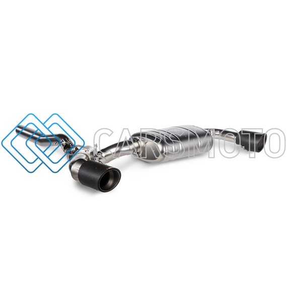 AKRAPOVIC S-BM/T/15H ВЫХЛОПНАЯ СИСТЕМА SLIP-ON (TITANIUM) С НАСАДКАМИ CARBON ДЛЯ BMW M135I / X2 M35I / MINI CLUBMAN ALL4