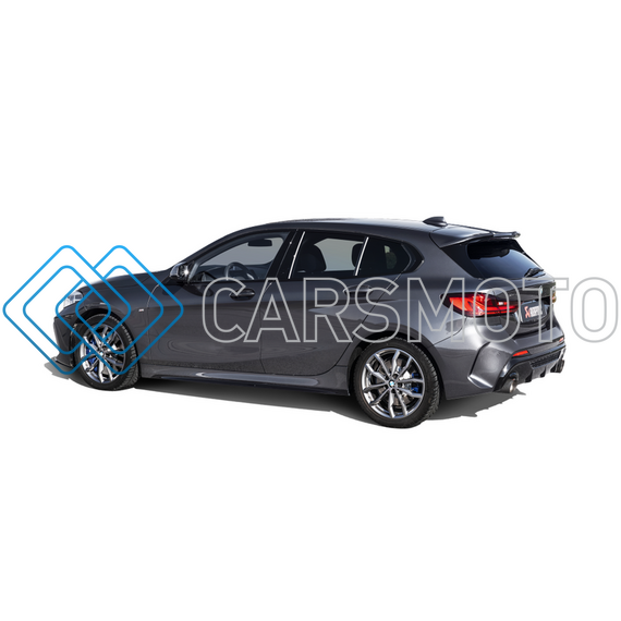 AKRAPOVIC S-BM/T/15H ВЫХЛОПНАЯ СИСТЕМА SLIP-ON (TITANIUM) С НАСАДКАМИ CARBON ДЛЯ BMW M135I / X2 M35I / MINI CLUBMAN ALL4