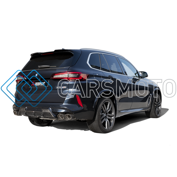 AKRAPOVIC S-BM/T/16H ВЫХЛОПНАЯ СИСТЕМА SLIP-ON (TITANIUM) С НАСАДКАМИ CARBON / TITANIUM ДЛЯ BMW X5M (F95) / X6M (F96)