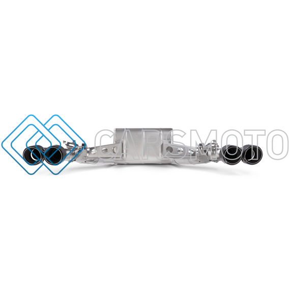 AKRAPOVIC S-BM/T/25 ВЫХЛОПНАЯ СИСТЕМА EVOLUTION LINE CAT-BACK (TITANIUM) С НАСАДКАМИ CARBON ДЛЯ BMW M8 / M8 COMPETITION (F93)