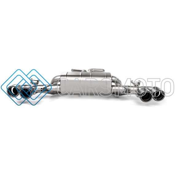 AKRAPOVIC S-BM/T/2H ВЫХЛОПНАЯ СИСТЕМА EVOLUTION LINE (TITANIUM) ДЛЯ BMW M5 (F90) (БЕЗ НАСАДОК)