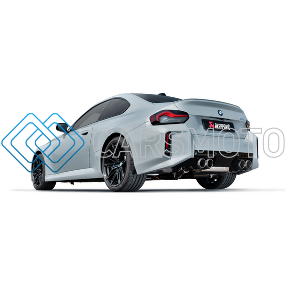AKRAPOVIC S-BM/T/34H ВЫХЛОПНАЯ СИСТЕМА SLIP-ON (TITANIUM) ДЛЯ BMW M2 (G87) (БЕЗ НАСАДОК)