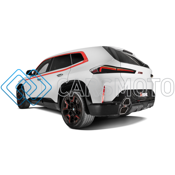 AKRAPOVIC S-BM/T/36H ВЫХЛОПНАЯ СИСТЕМА SLIP-ON RACE LINE (TITANIUM) С НАСАДКАМИ CARBON ДЛЯ BMW XM (G09)