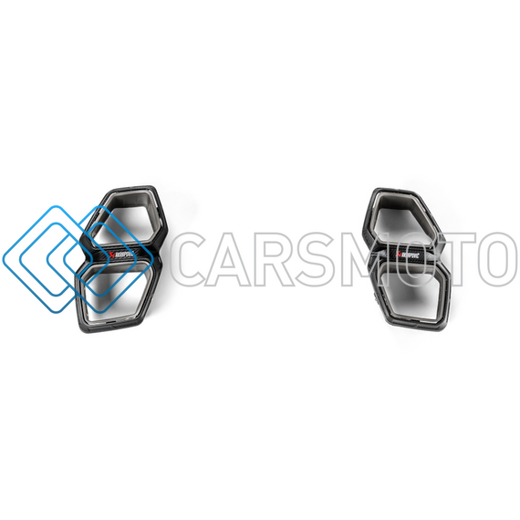 AKRAPOVIC S-BM/T/36H ВЫХЛОПНАЯ СИСТЕМА SLIP-ON RACE LINE (TITANIUM) С НАСАДКАМИ CARBON ДЛЯ BMW XM (G09)