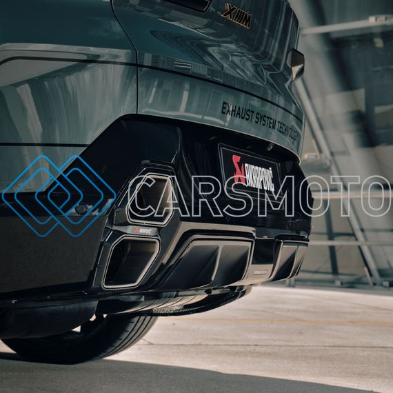 AKRAPOVIC S-BM/T/36H ВЫХЛОПНАЯ СИСТЕМА SLIP-ON RACE LINE (TITANIUM) С НАСАДКАМИ CARBON ДЛЯ BMW XM (G09)