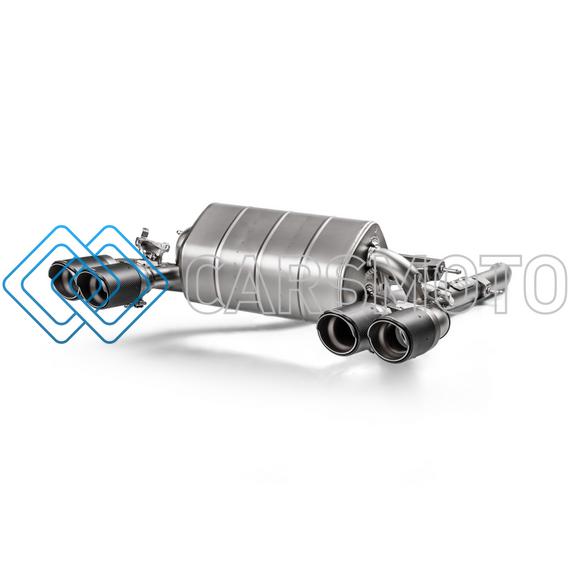 AKRAPOVIC S-BM/T/3H ВЫХЛОПНАЯ СИСТЕМА SLIP-ON (TITANIUM) С НАСАДКАМИ CARBON ДЛЯ BMW M2 COMPETITION / M2 CS (F87)
