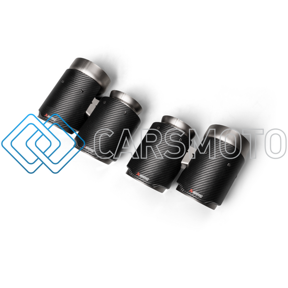 AKRAPOVIC S-BM/T/3H ВЫХЛОПНАЯ СИСТЕМА SLIP-ON (TITANIUM) С НАСАДКАМИ CARBON ДЛЯ BMW M2 COMPETITION / M2 CS (F87)