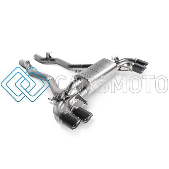 AKRAPOVIC S-BM/T/7H ВЫХЛОПНАЯ СИСТЕМА SLIP-ON (TITANIUM) ДЛЯ BMW M5 (F90) (БЕЗ НАСАДОК)