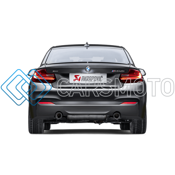 AKRAPOVIC S-BM/T/8H ВЫХЛОПНАЯ СИСТЕМА SLIP-ON RACE LINE (TITANIUM) С НАСАДКАМИ TITANIUM ДЛЯ BMW M240I (F22 / F23)