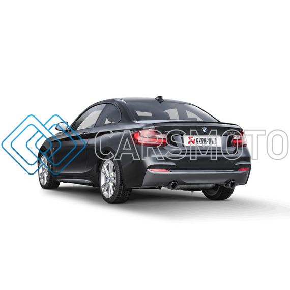 AKRAPOVIC S-BM/T/8H ВЫХЛОПНАЯ СИСТЕМА SLIP-ON RACE LINE (TITANIUM) С НАСАДКАМИ TITANIUM ДЛЯ BMW M240I (F22 / F23)